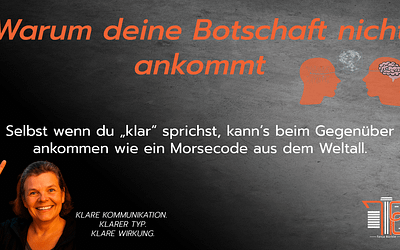 Warum deine Botschaft nicht ankommt – liegt es einfach an deinem Typ?