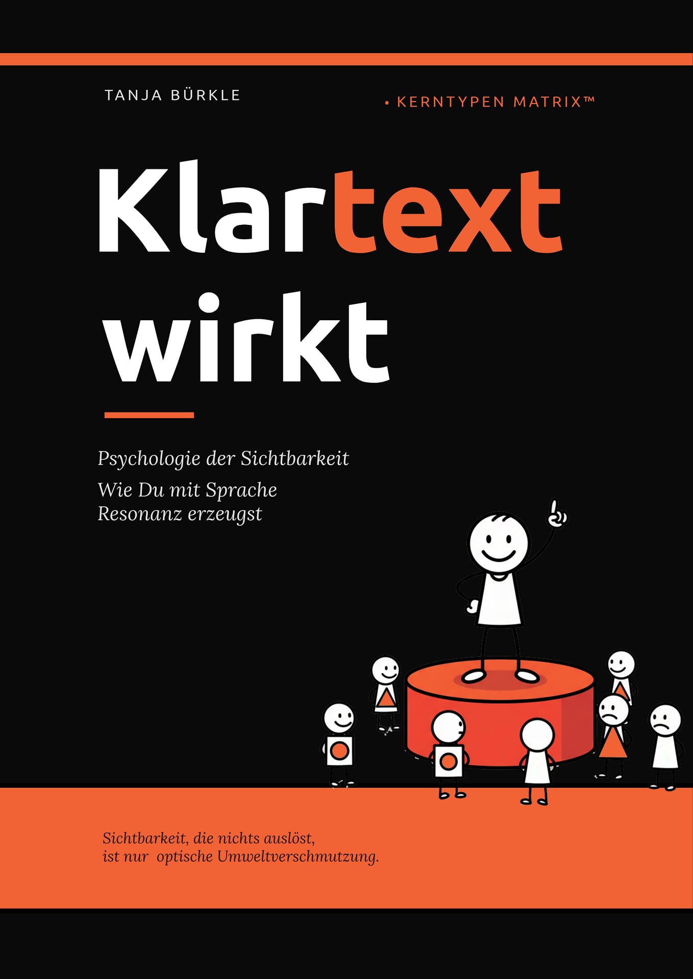 Kommunikationspsychologie Buch Klartext wirkt Tanja Bürkle